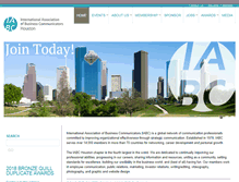 Tablet Screenshot of iabchouston.com